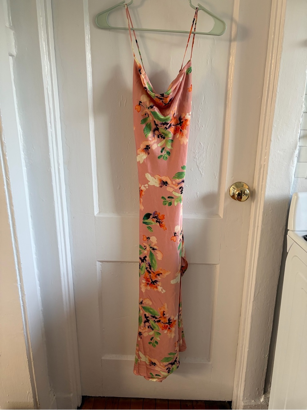 Astr Pink Floral Maxi Dress